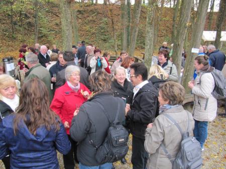 Sprejem gostov iz Velikih Lašč in dvig zastave v čast Šafarskemu v okviru vseslovenske akcije Moja dežela-lepa in gostoljubna 14